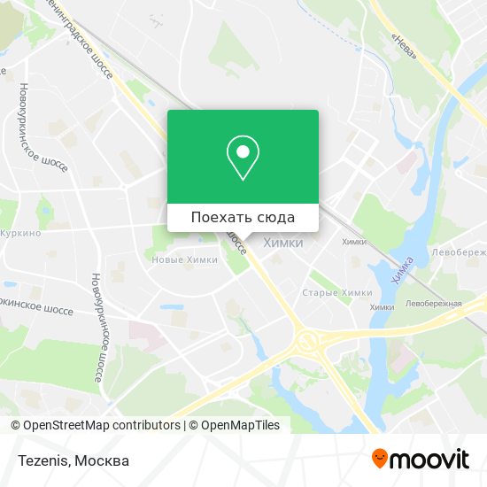 Карта Tezenis