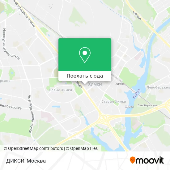 Карта ДИКСИ