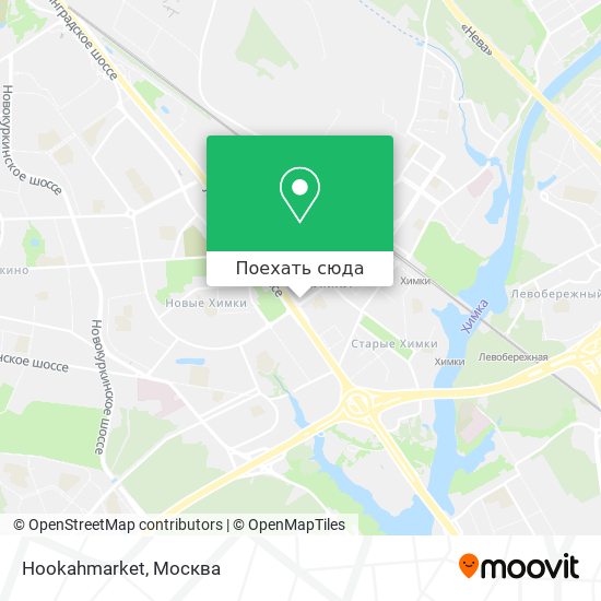 Карта Hookahmarket