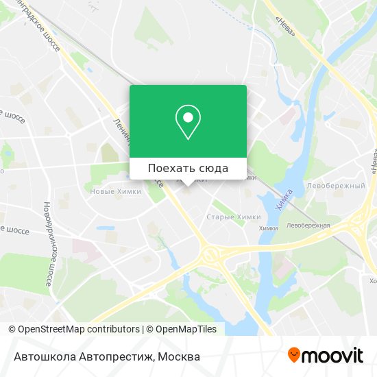 Карта Автошкола Автопрестиж