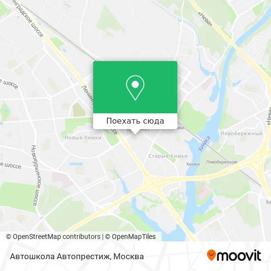Карта Автошкола Автопрестиж