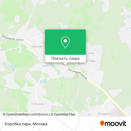 Карта Коробка парк