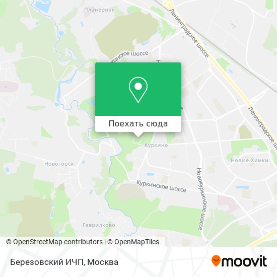 Карта Березовский ИЧП