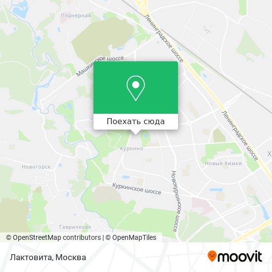 Карта Лактовита