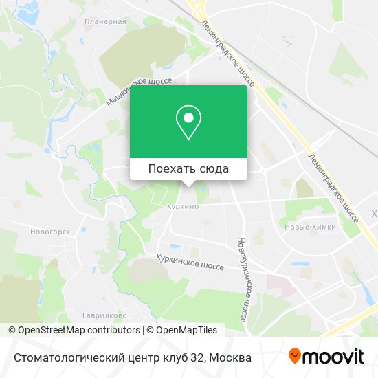 Карта Стоматологический центр клуб 32
