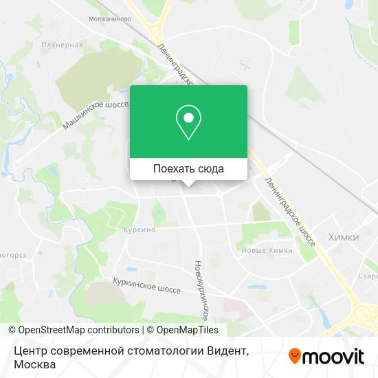 Карта Центр современной стоматологии Видент