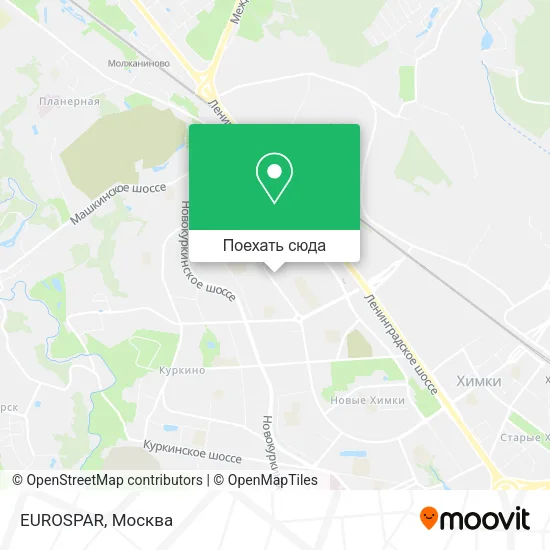 Карта EUROSPAR