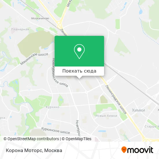 Карта Корона Моторс