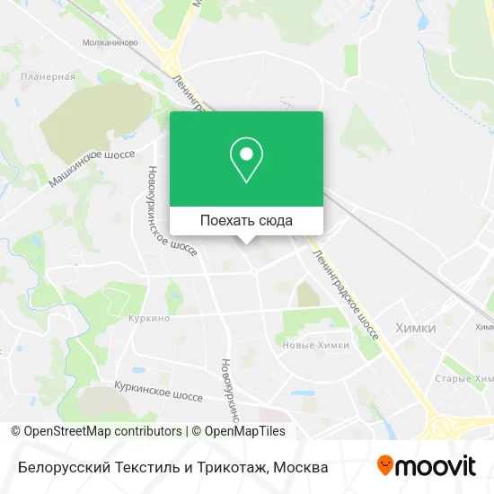 Карта Белорусский Текстиль и Трикотаж