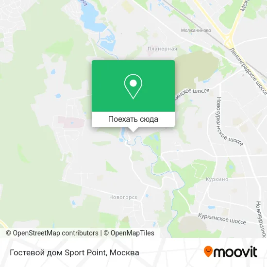 Карта Гостевой дом Sport Point