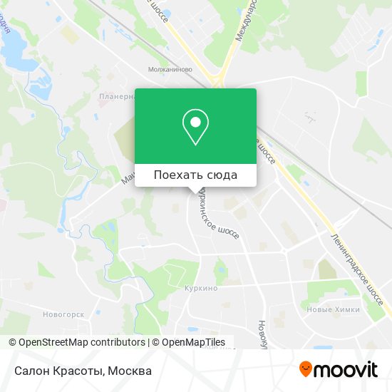 Карта Салон Красоты