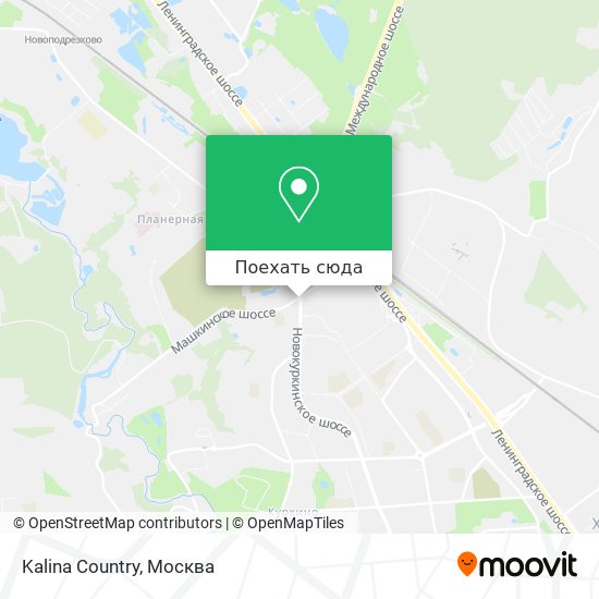 Карта Kalina Country