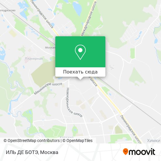 Карта ИЛЬ ДЕ БОТЭ