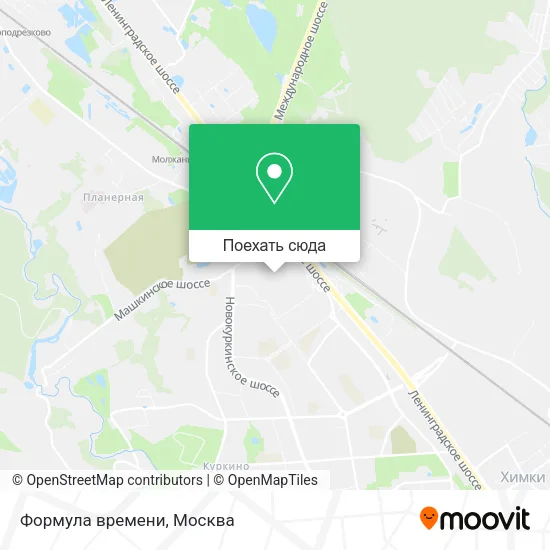 Карта Формула времени