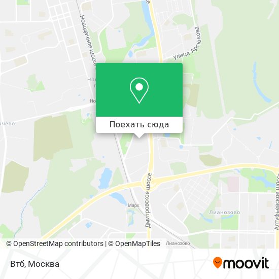 Карта Втб