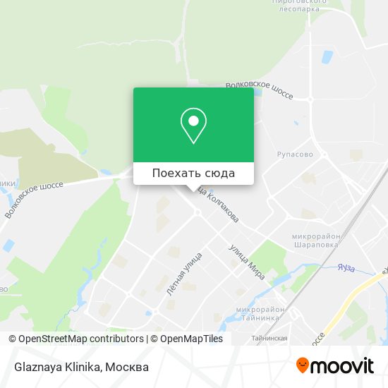 Карта Glaznaya Klinika