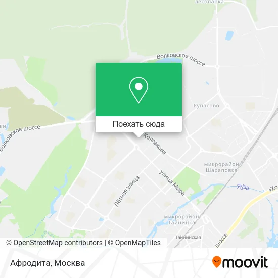 Карта Афродита