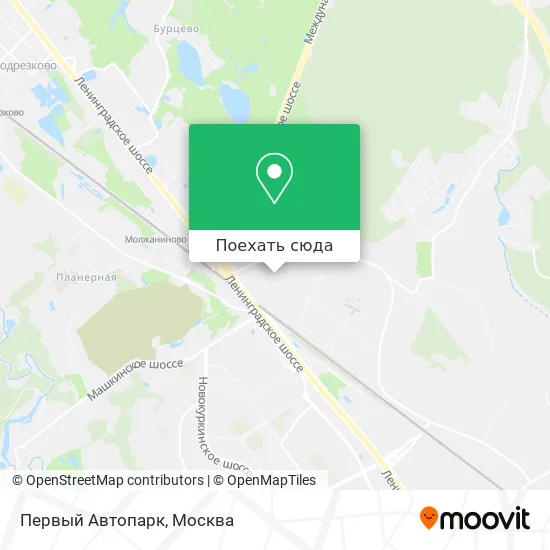 Карта Первый Автопарк