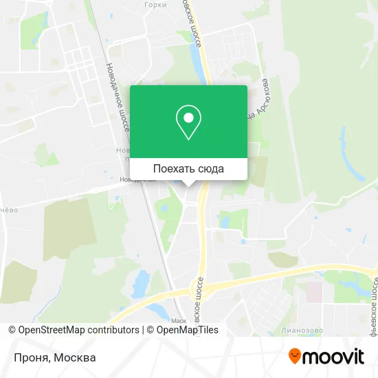 Карта Проня
