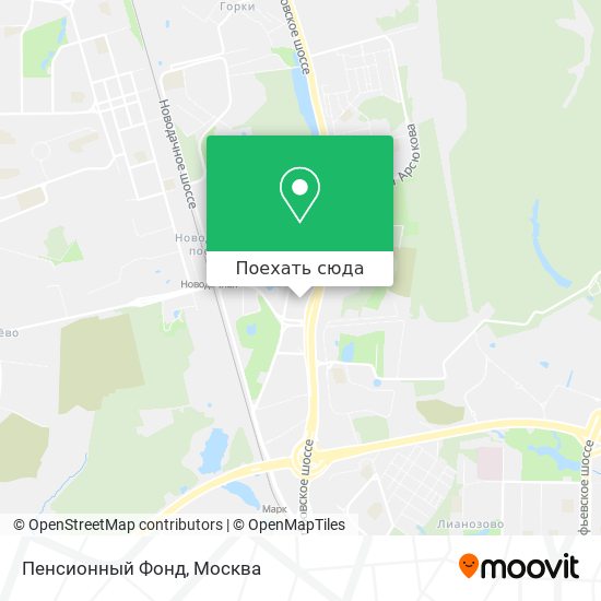 Карта Пенсионный Фонд