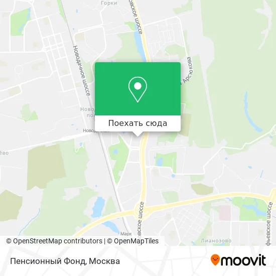 Карта Пенсионный Фонд