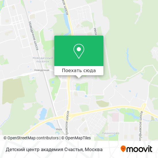 Карта Детский центр академия Счастья