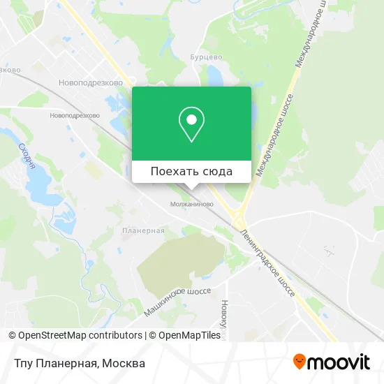 Карта Тпу Планерная