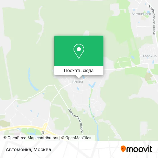 Карта Автомойка
