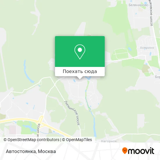 Карта Автостоянка