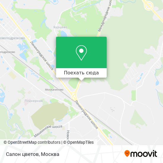Карта Салон цветов