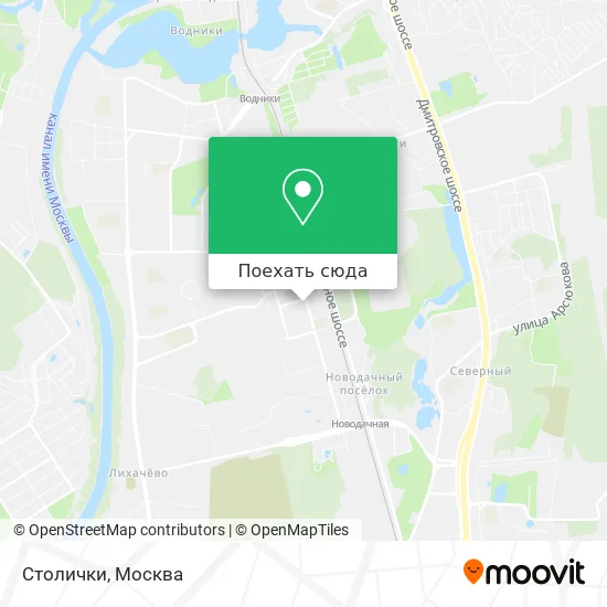 Карта Столички