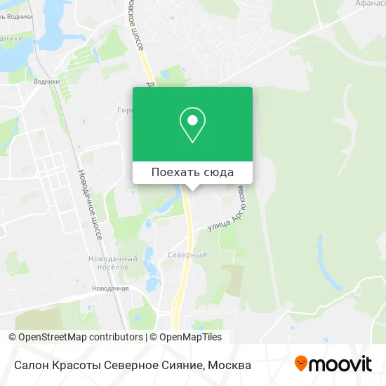 Карта Салон Красоты Северное Сияние