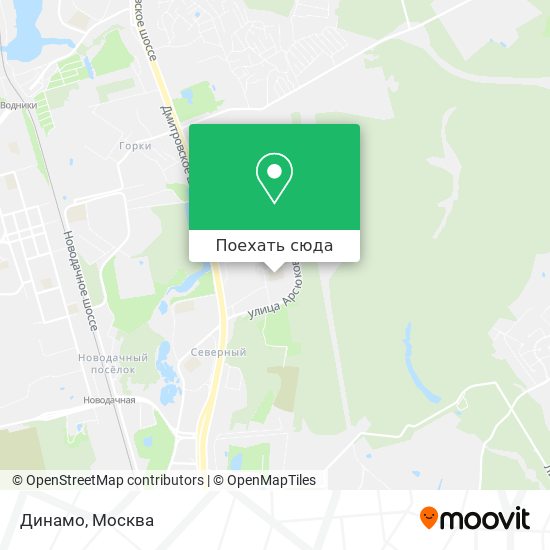 Карта Динамо