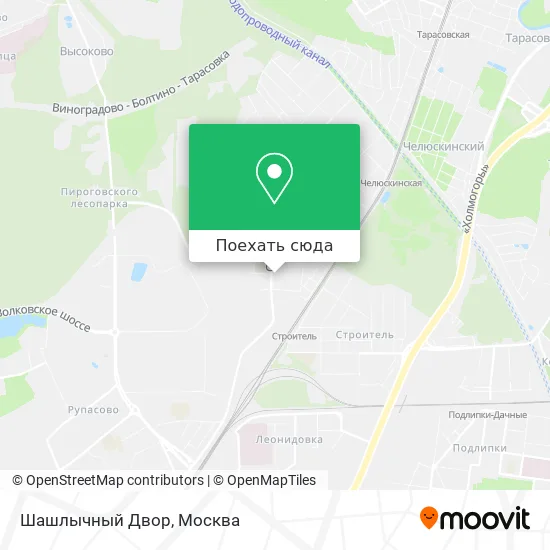 Карта Шашлычный Двор