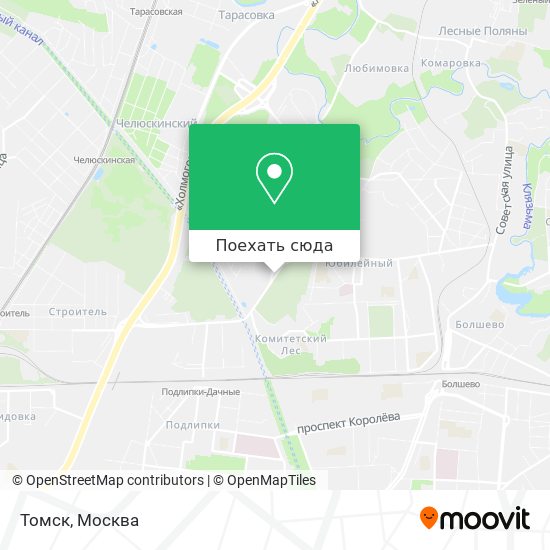 Карта Томск