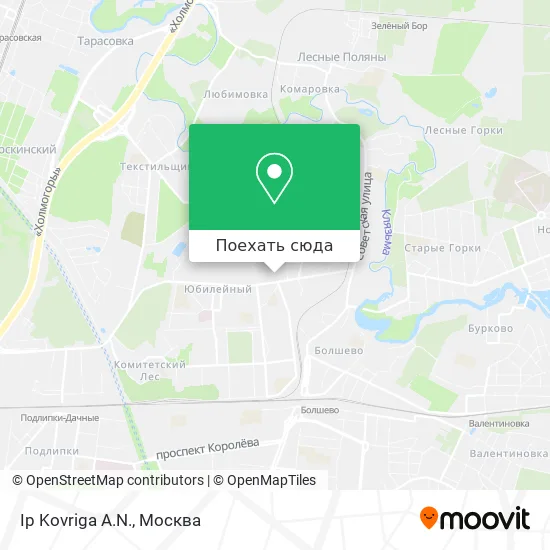 Карта Ip Kovriga A.N.