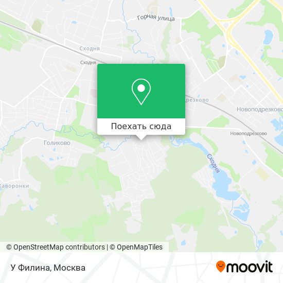 Карта У Филина
