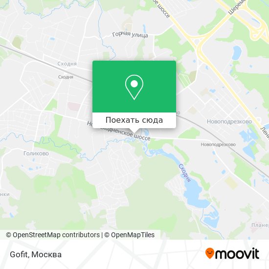 Карта Gofit