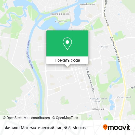 Карта Физико-Математический лицей 5