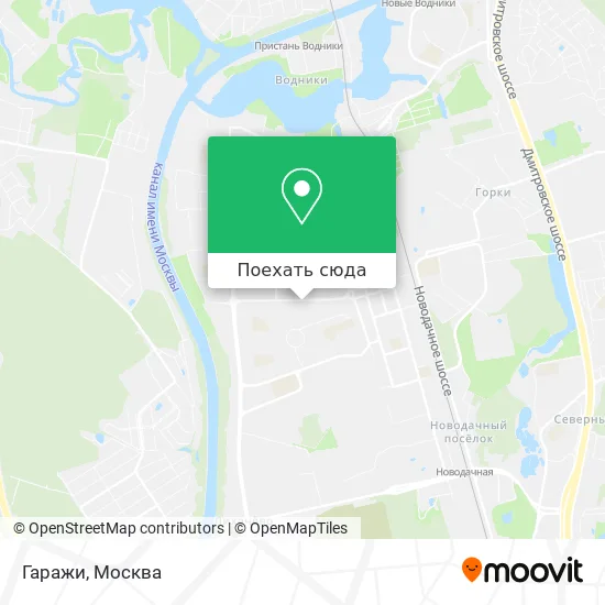 Карта Гаражи