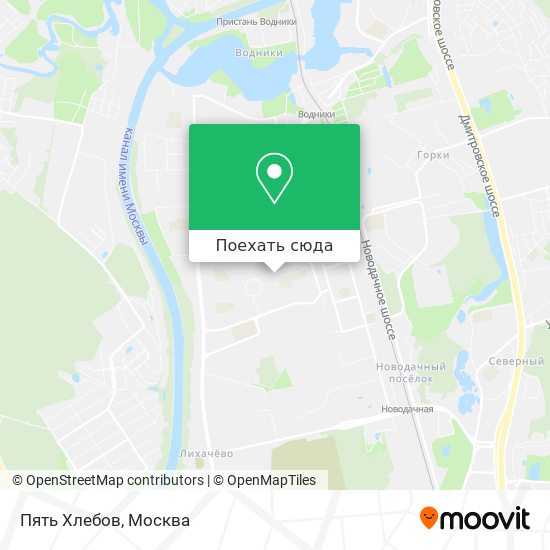 Карта Пять Хлебов