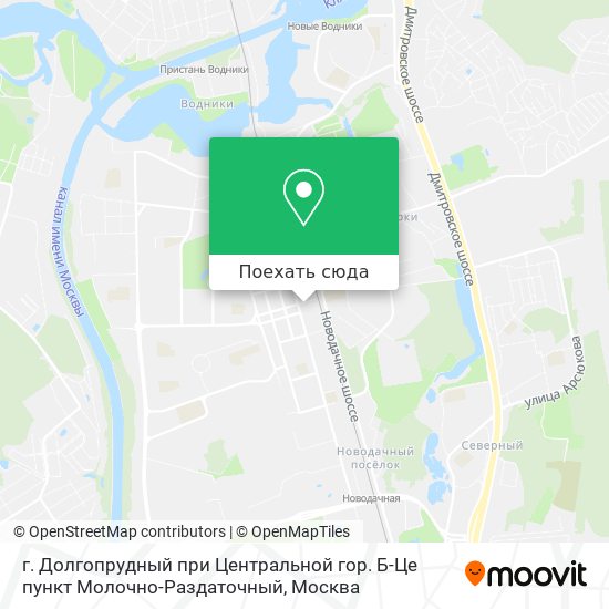 Карта г долгопрудный