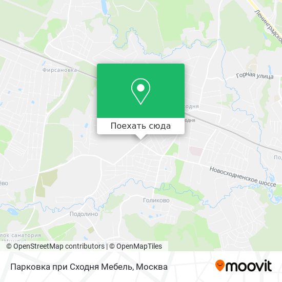 Карта Парковка при Сходня Мебель