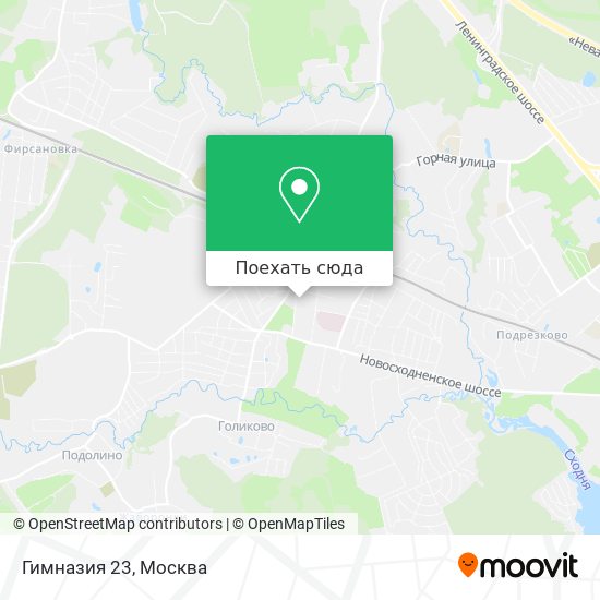Карта Гимназия 23
