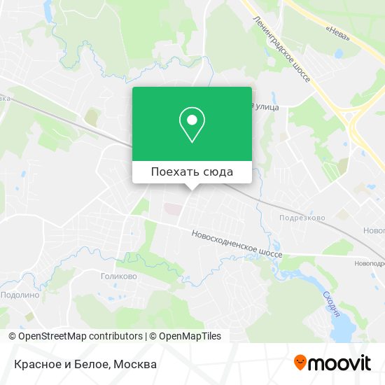 Карта Красное и Белое
