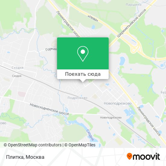 Карта Плитка