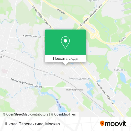 Карта Школа Перспектива