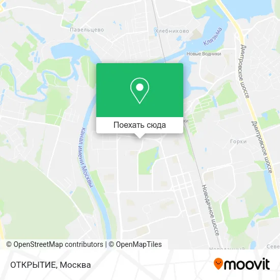 Карта ОТКРЫТИЕ