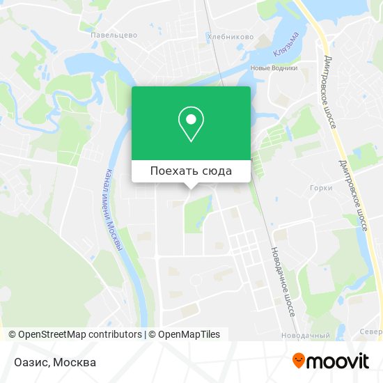 Карта Оазис