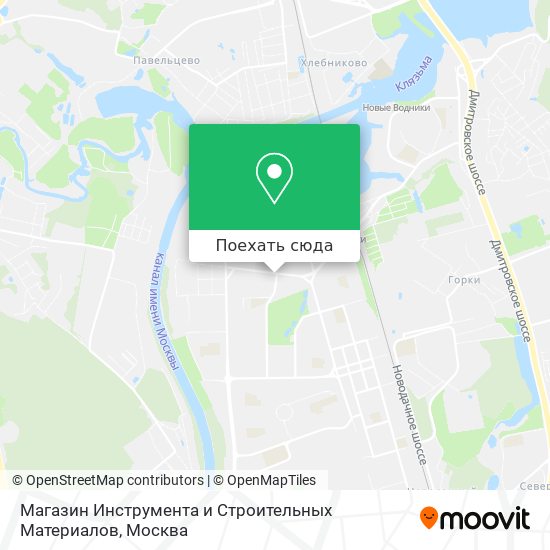 Карта Магазин Инструмента и Строительных Материалов